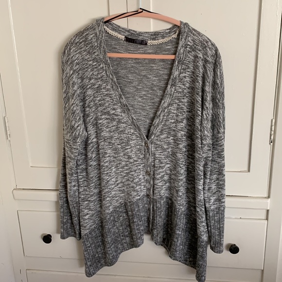 Potters Pot Knit Cardigan Button Down Oversized Sweater - Picture 7 of 7